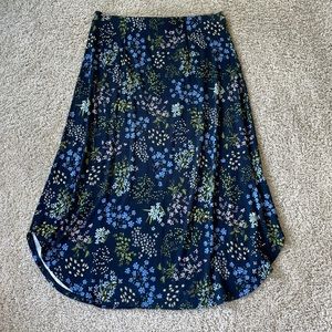 J Jill maxi skirt with floral pattern - size M